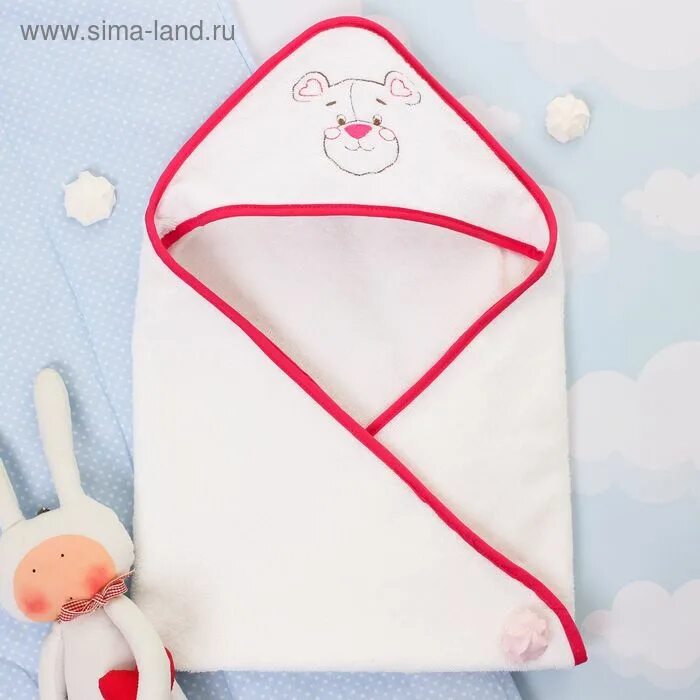 Полотенце с капюшоном для новорожденных. Perina полотенце детское с капюшоном Мишутка. Уголок полотенце для новорожденного. Полотенце уголок детское. Полотенце для грудничков с уголком.