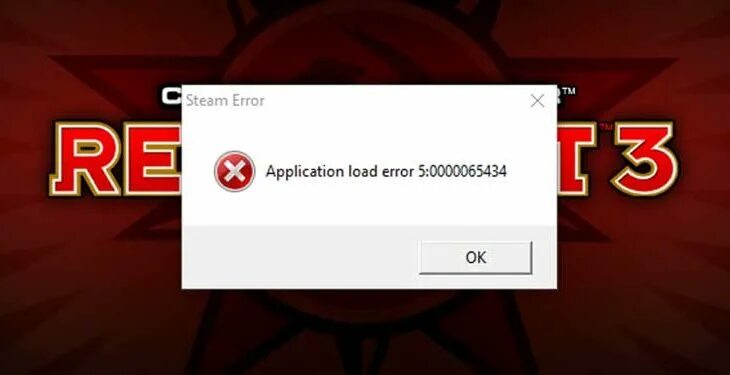 Ошибка 5 стим. Ошибка application load Error 5 0000065434. Error 5. 5 Ошибок. Ошибка при запуске 5 0000065434.