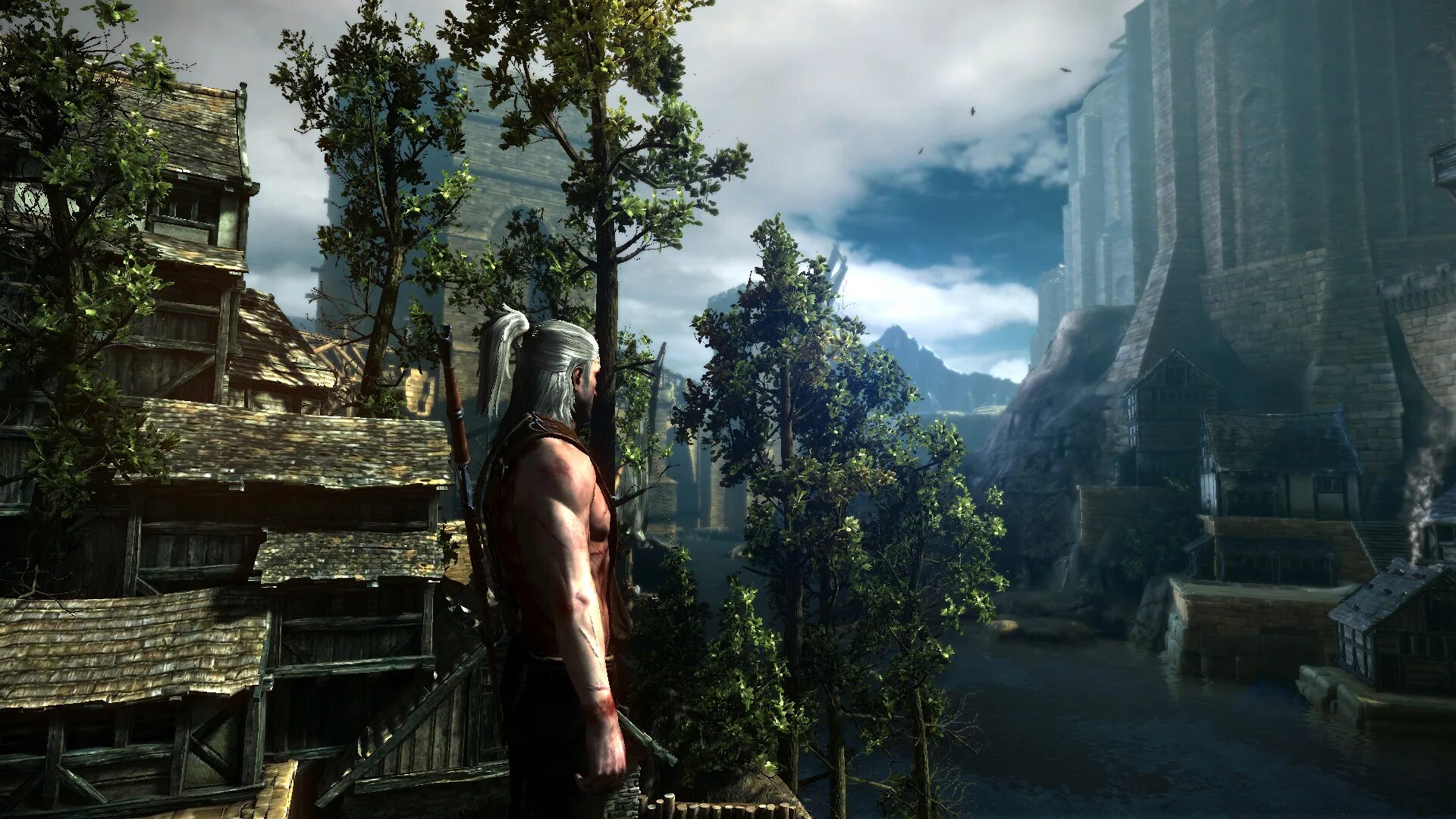 Какой ведьмак 2. Ведьмак 2 лес. witcher 2 screenshot. the witcher 2 скриншоты. the witcher 2 assassins of kings screenshots.