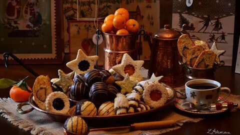 Чай с баранками и торт