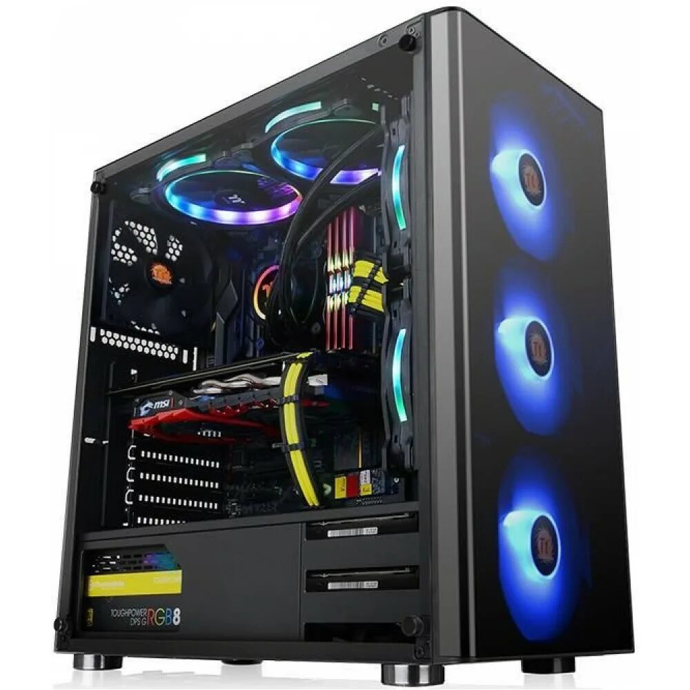 Топ дешевых пк. Корпус thermaltake v200 tempered glass rgb edition. Топ дешевых пк. Пк аорус. Мощный игровой пк.
