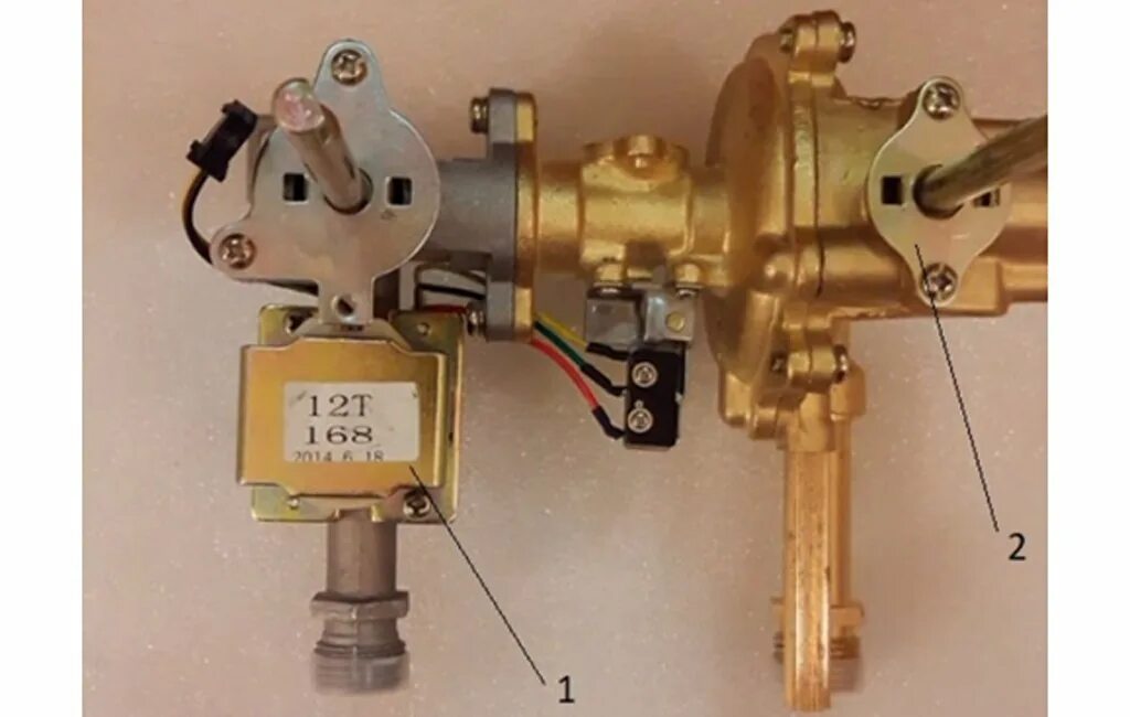 Газ клапан сколько. Клапан водяного узла газовой колонки Elsotherm 11e. Электромагнитный клапан для газовой колонки Оазис.