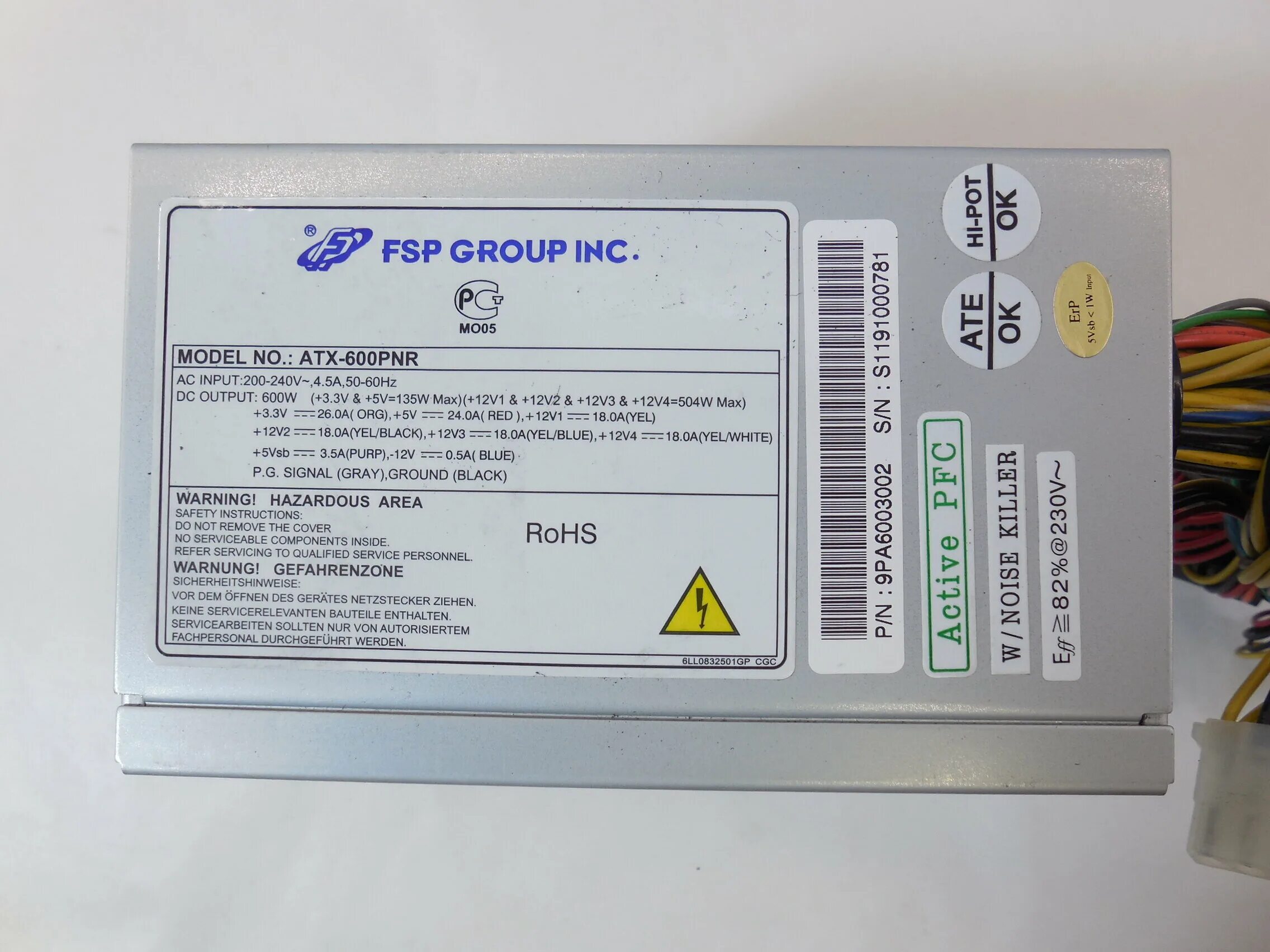Б/У и уценка Блок питания FSP Group ATX-450PNR 450W - купить в интернет-магазине