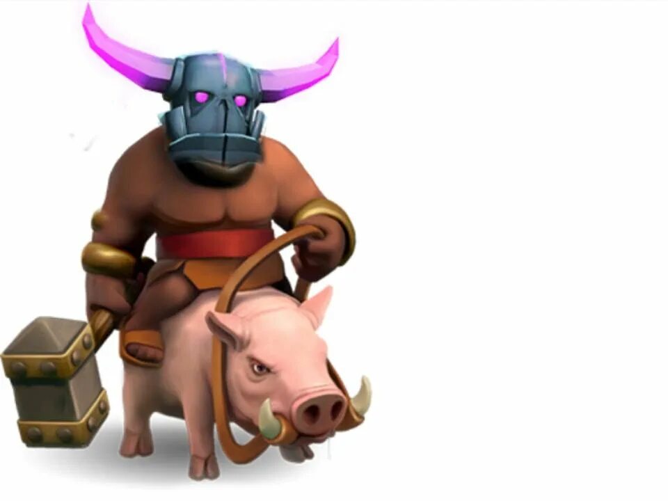 Всадник на кабане clash