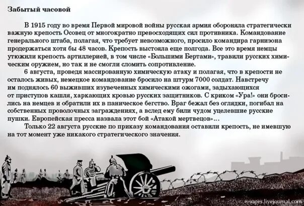 Примеры патриотизма россиян во второй отечественной войне. Патриотизм в 1 мировой войне. Крепость Осовец забытый часовой. Примеры патриотизма во 2 Отечественной войне.