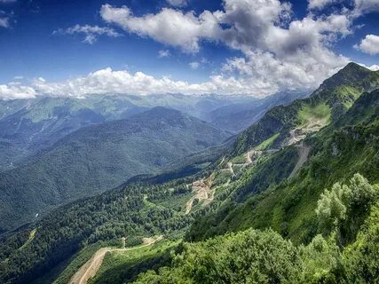 Сочи красная поляна виды на горы