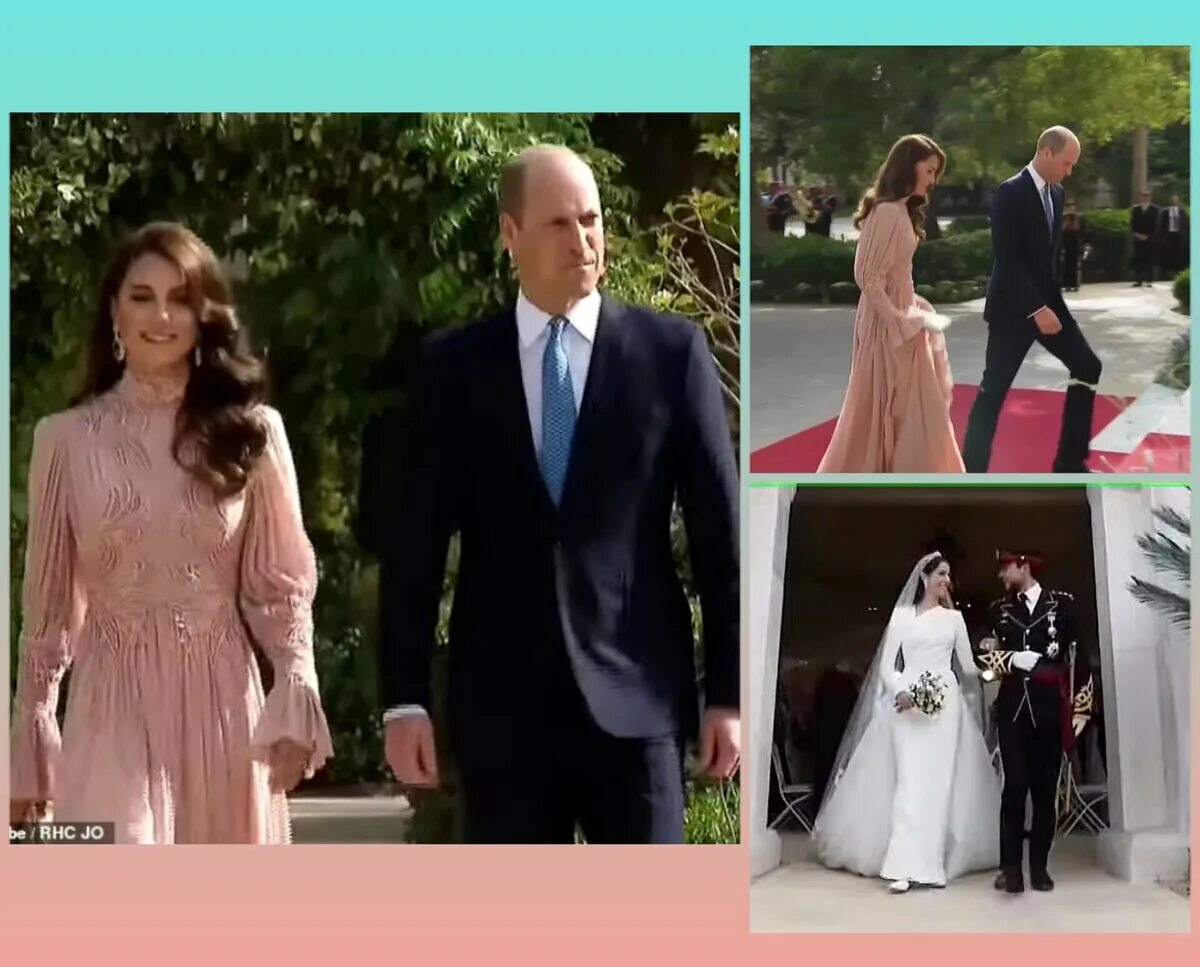 Кейт Миддлтон на свадьбе в Иордании. Кейт и Уильям на свадьбе в Иордании. Кейт Миддлтон на свадьбе принцессы Иордании. Принц Уильям Виндзор и Кейт.