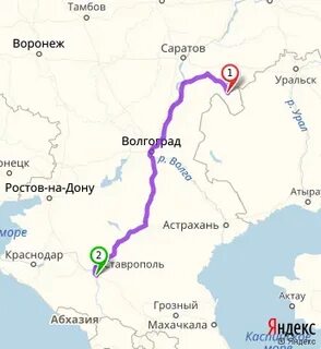 Ставрополь астрахань расстояние