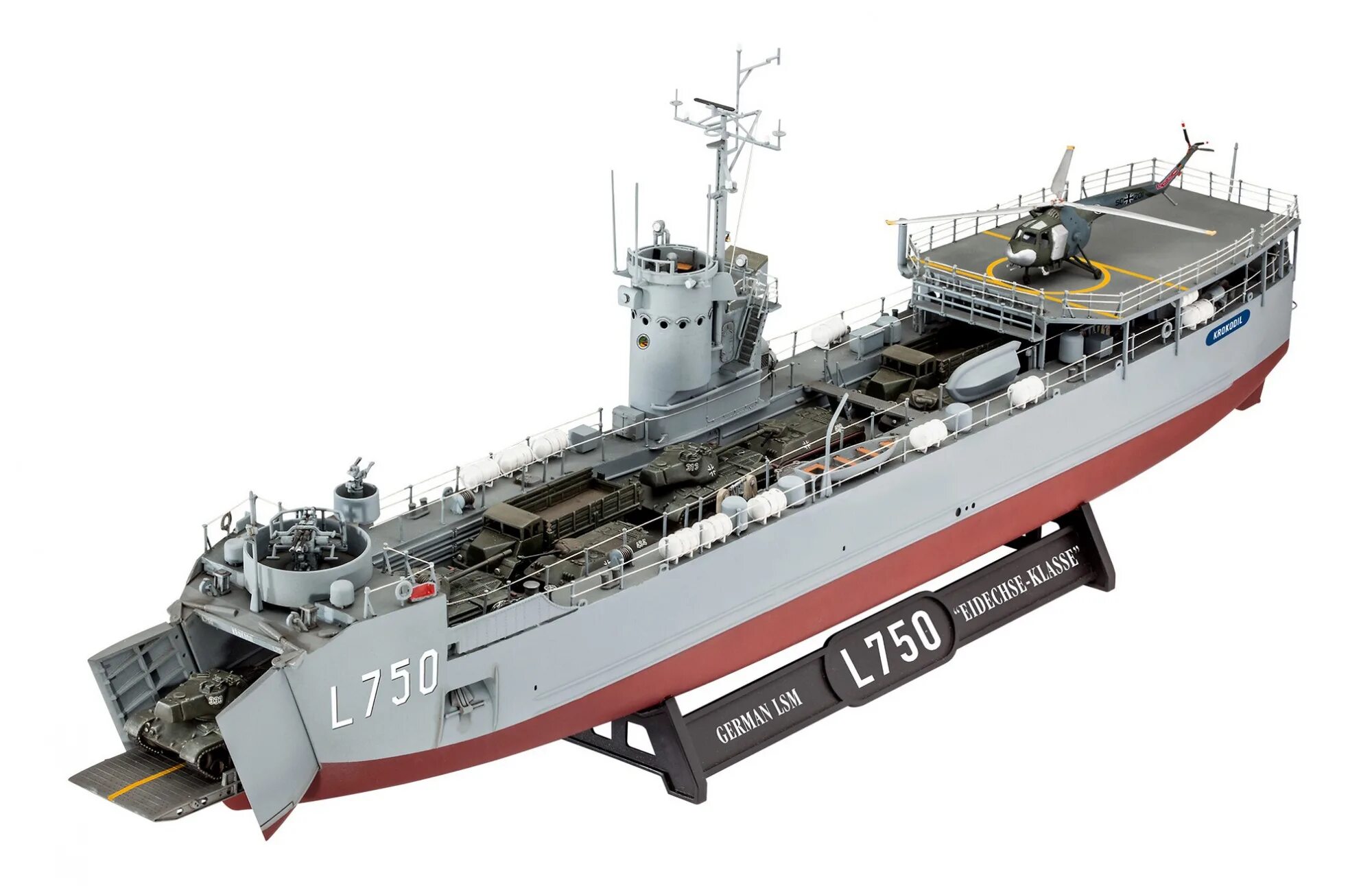 Корабль для склеивания. Сборная модель Revell Eidechse-German lsm class (05139) 1:144. Revell 05139. Rewell сборная модель кораблей. Модель Revell десантный корабль.