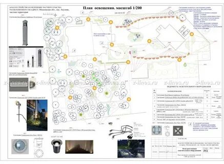 Схемы освещения улицы