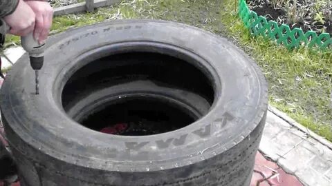 Септик из покрышек