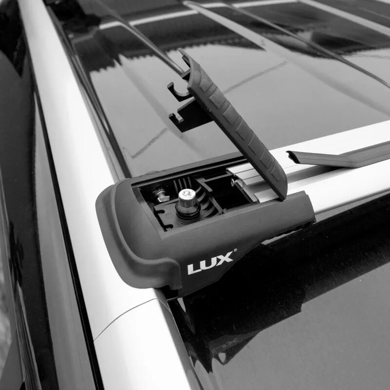 Поперечины хантер. Багажная система хантер l45-r lux для автомобилей с рейлингами 791279. багажник lux хантер. lux хантер l54-b. поперечины люкс хантер l46.