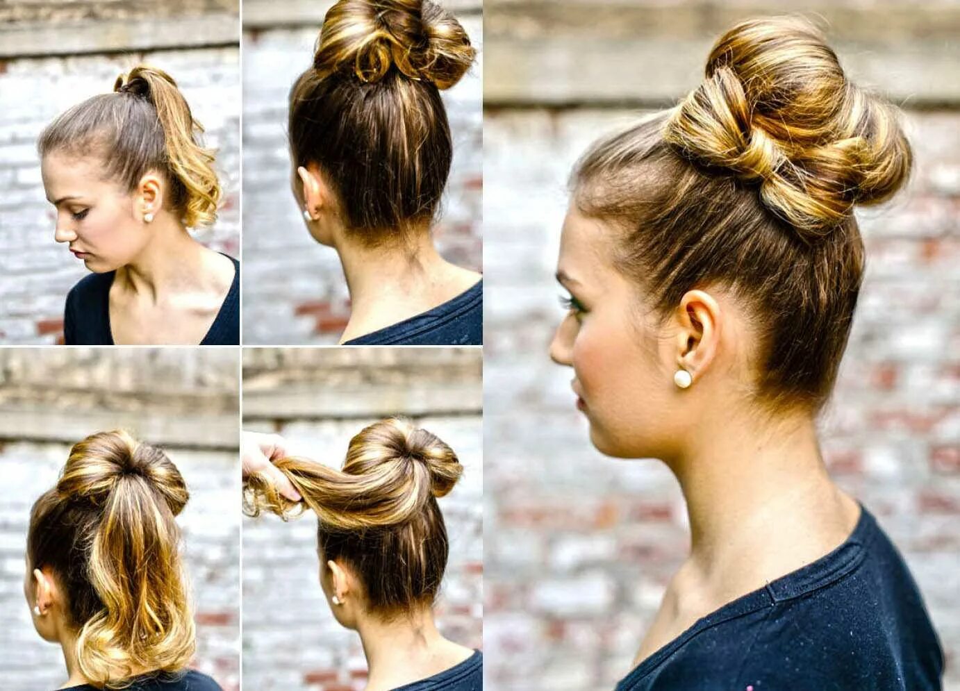 Прическа шишка. Пучок из волос. Пучок из волос. Как сделать шишечку на голове из волос. Прическа шишка.