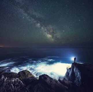 Alone at the edge of a universe