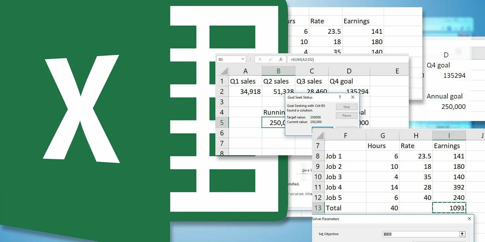 Почему excel неправильно. Goal seek excel. solver  в эксель. эксель не считает сумму. excel variable.