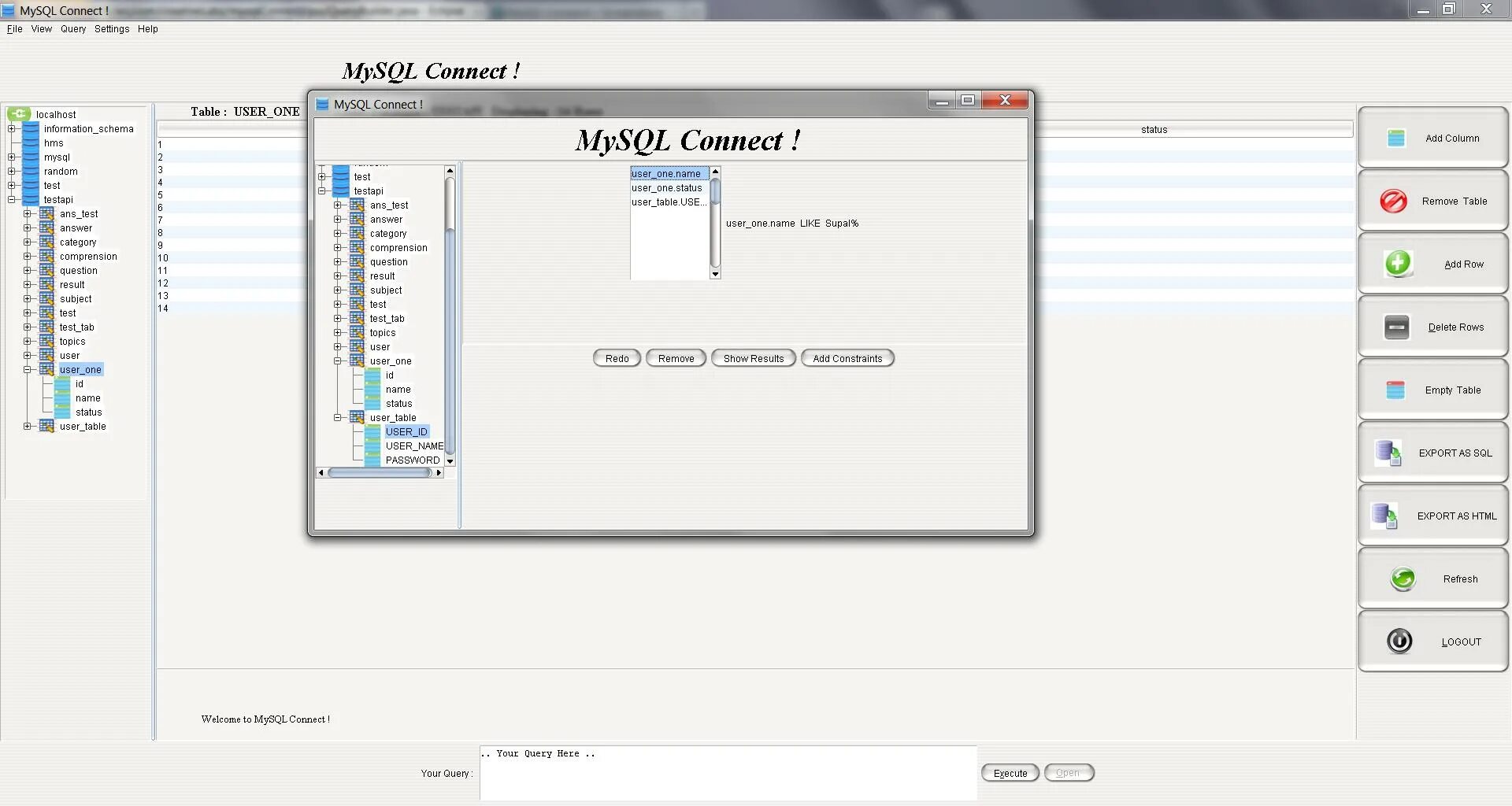 Mysql connect 0. Mysql интерфейс. сборки для mysql. mysql_connect. mysql connector.
