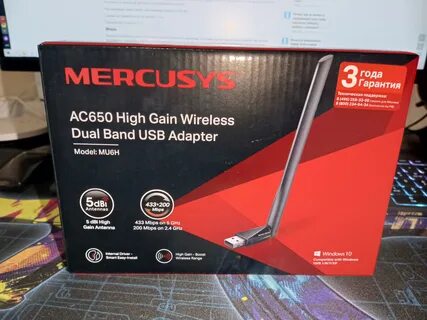Wi fi адаптер mercusys