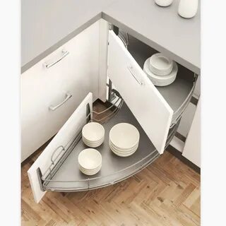Угловой выдвижной ящик для кухни