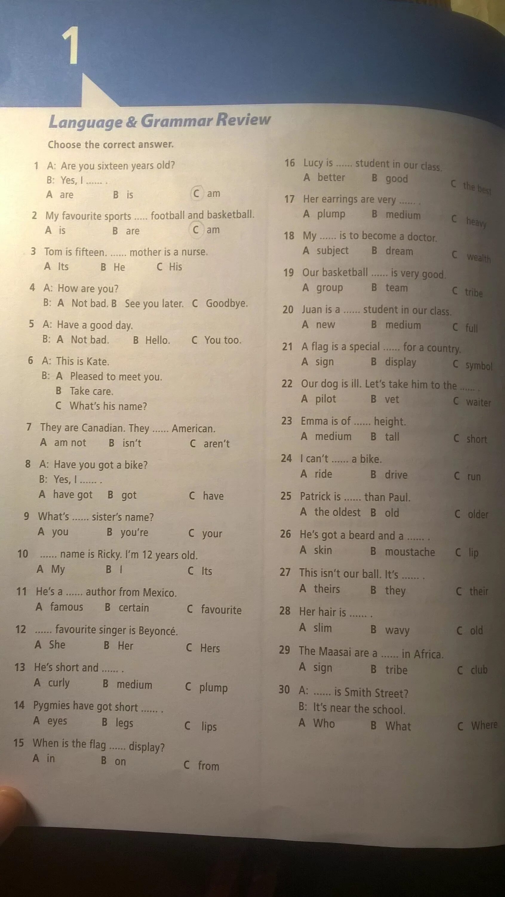 10 choose the correct answer. Language and Grammar Review 2. Grammar Review ответы. Language Grammar Review ответы 5 класс. Language Grammar Review 5 класс.