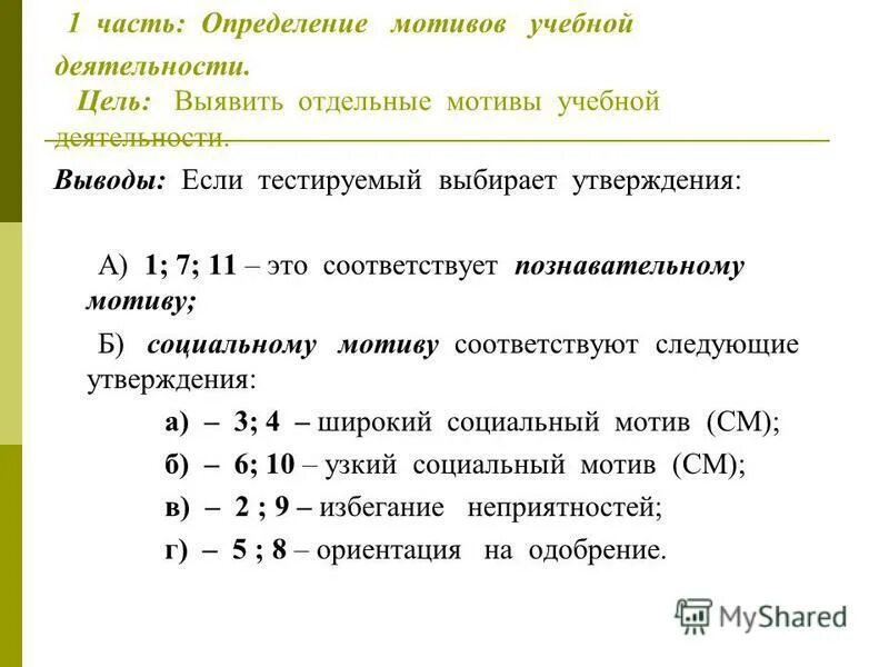 Оценка уровня школьной мотивации н лусканова