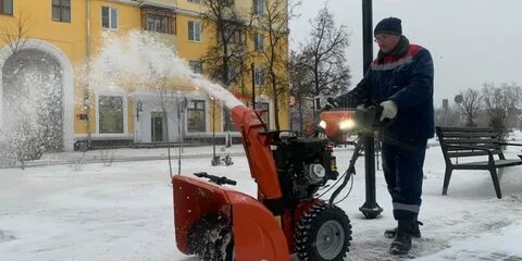 Работа снегоуборщика видео