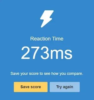 Reaction time test