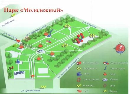 Карта молодежный парк