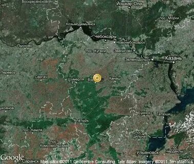 Спутниковая карта в реальном времени чувашия