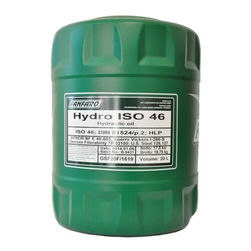 Hydros гидравлическое масло. Гидравлическое масло Hydro ISO 46 (20л). Гидравлическое масло Fanfaro 46. Гидравлическое масло Hydro ISO 46 (20л) артикул. Fanfaro Hydro ISO 46(20л).