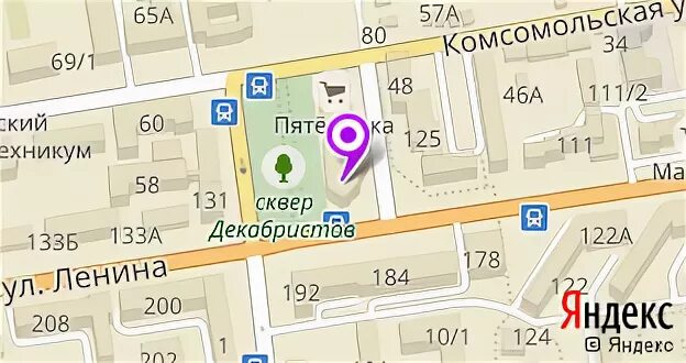 Карта ставрополя ленина