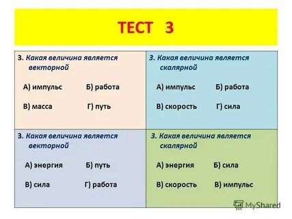 Какая из перечисленных величин является самой маленькой