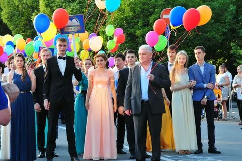 Папа на выпускном