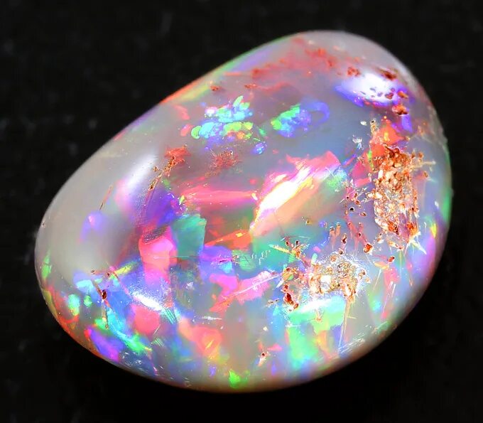 Australian solid black opal (Австралийский черный опал) 1,95 карат