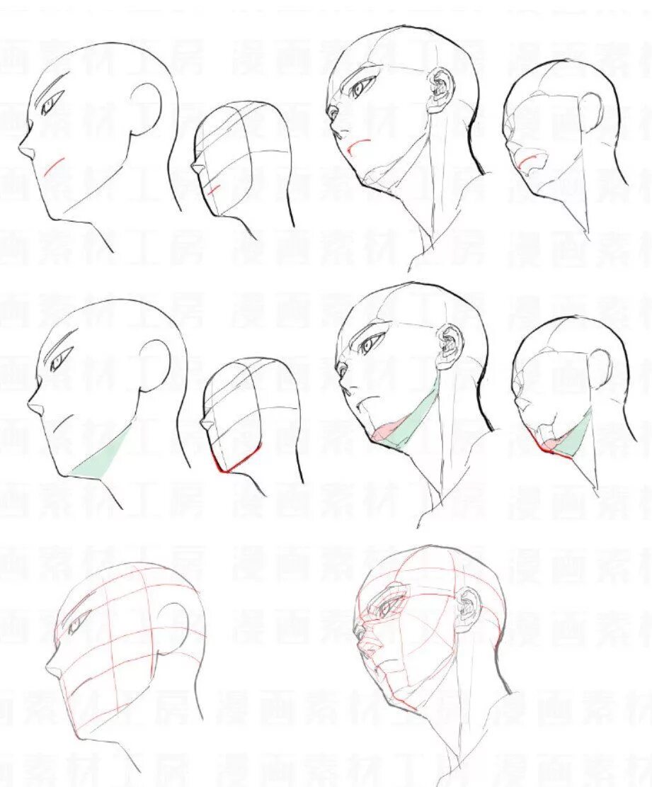 Рисование головы в разных ракурсах. Рисование лица в разных ракурсах. Ракурсы головы для рисования. Референс для рисования головы. Ракурсы головы референс
