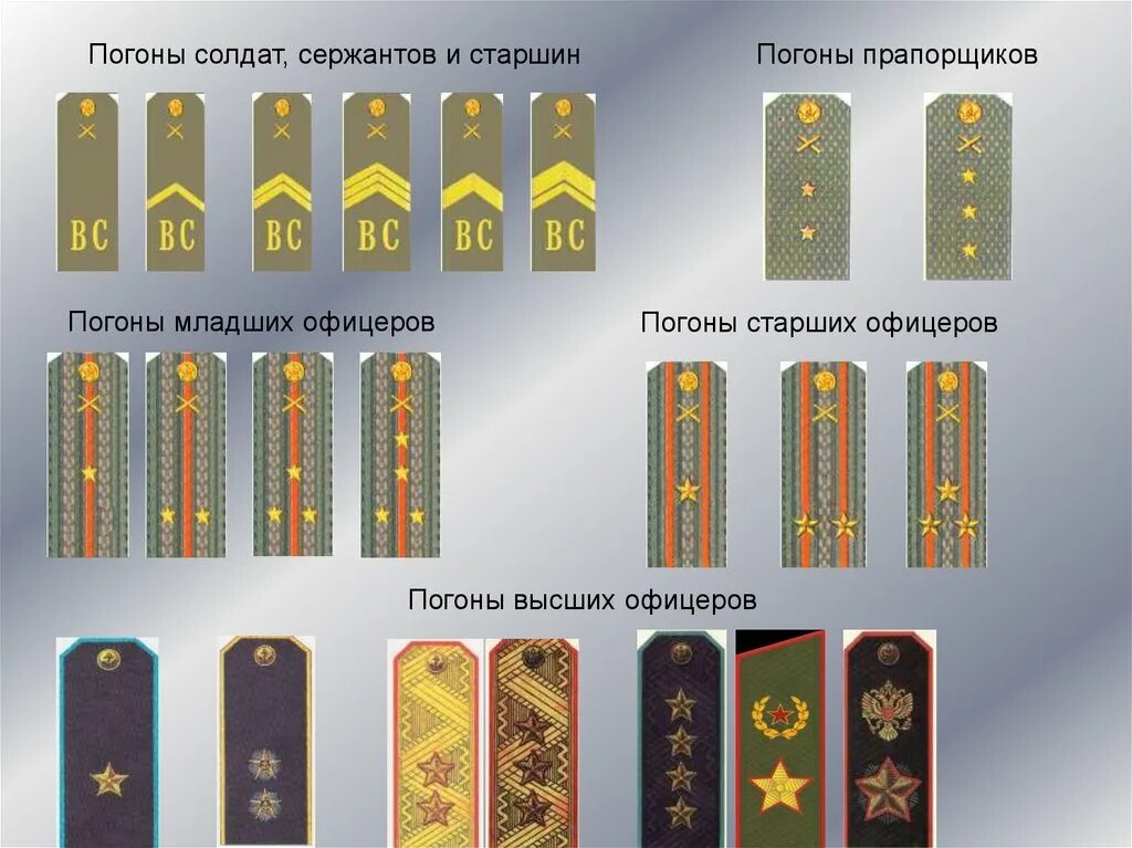 Национальные звания российской федерации. Старшина звание погоны в армии России. Погоны прапорщика Российской армии. Младший прапорщик армии погоны. Погоны высших офицеров Российской армии.