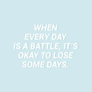 But not every day