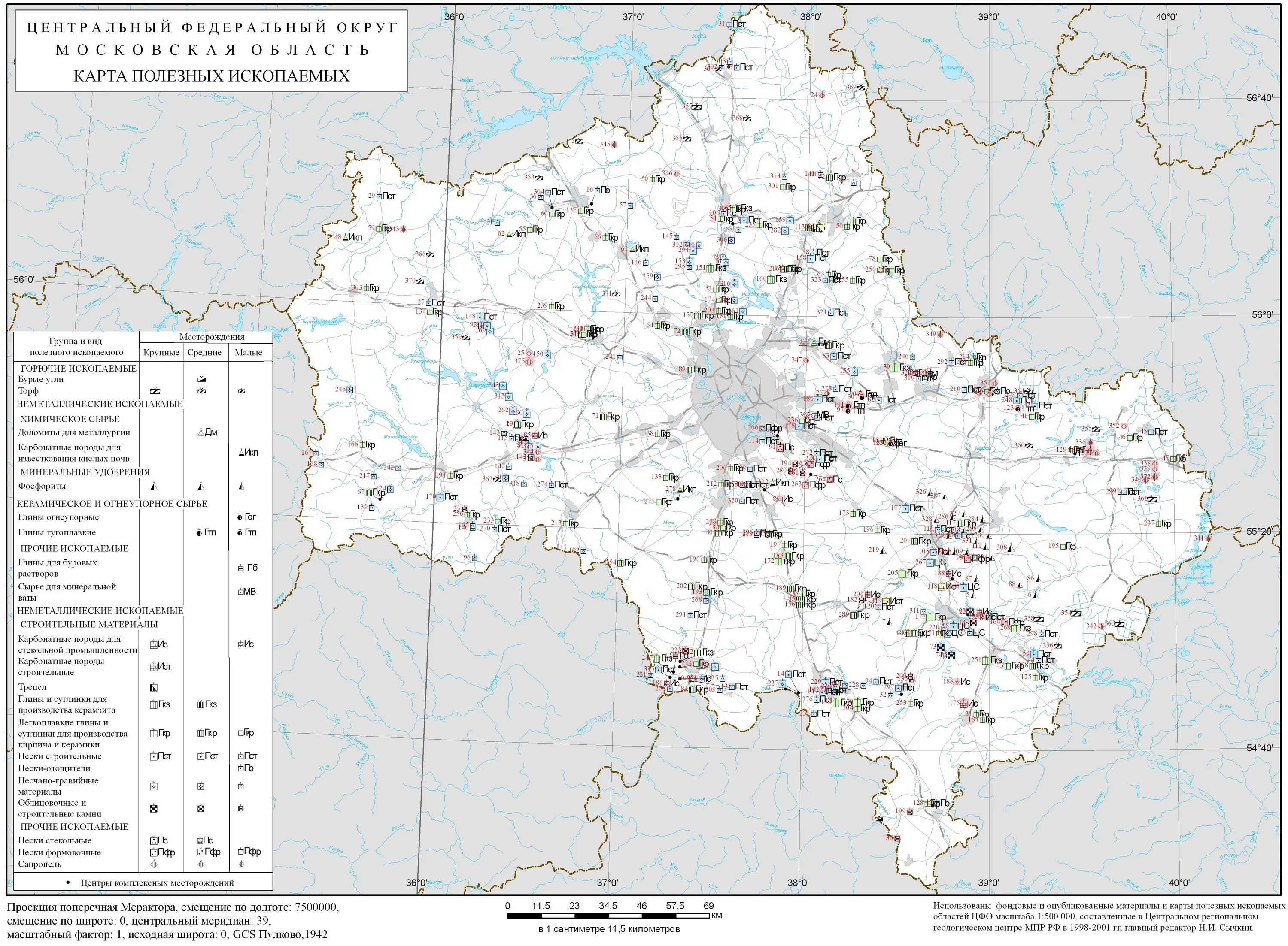 Полезные ископаемые в московской области окружающий