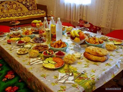 Стол накрыть на ураза байрам