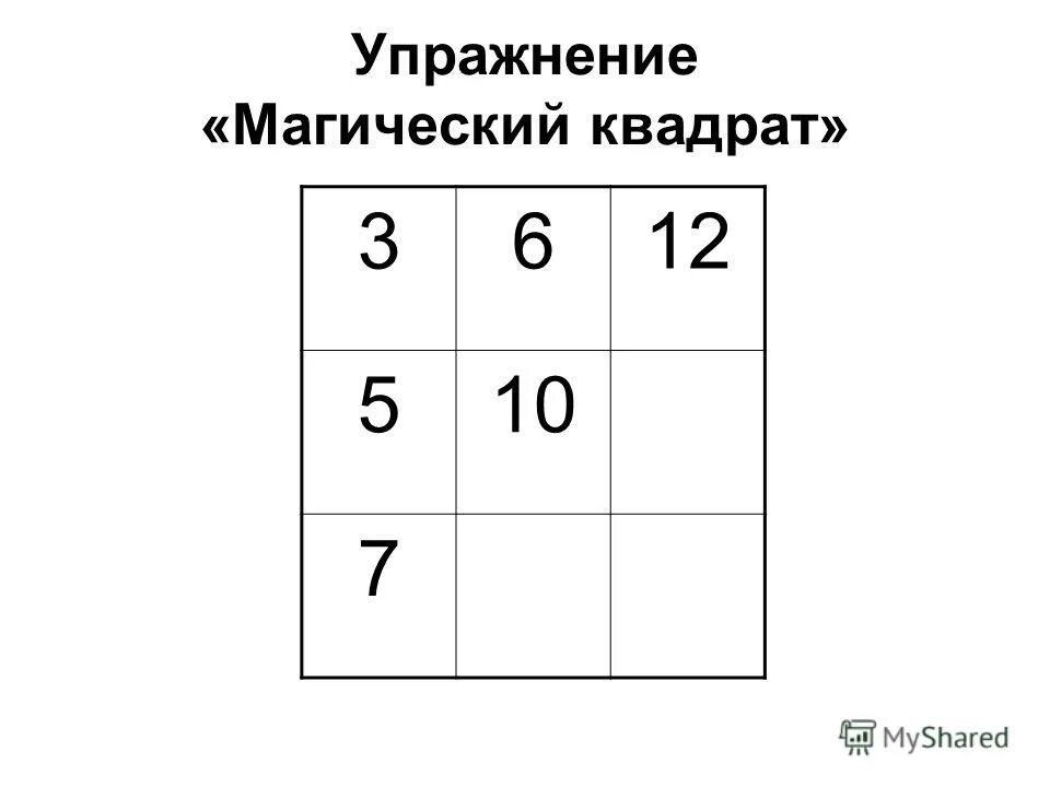 Математический квадрат. Магический квадрат. Упражнение магический квадрат. Магический квадрат 1 класс.