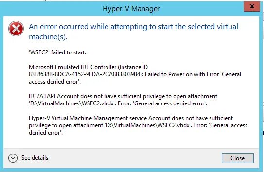 Failed to power on virtual machines. Ошибка Hyper-v. Error 414. Ошибка виртуальной машины. Hyper v ошибка 32791.