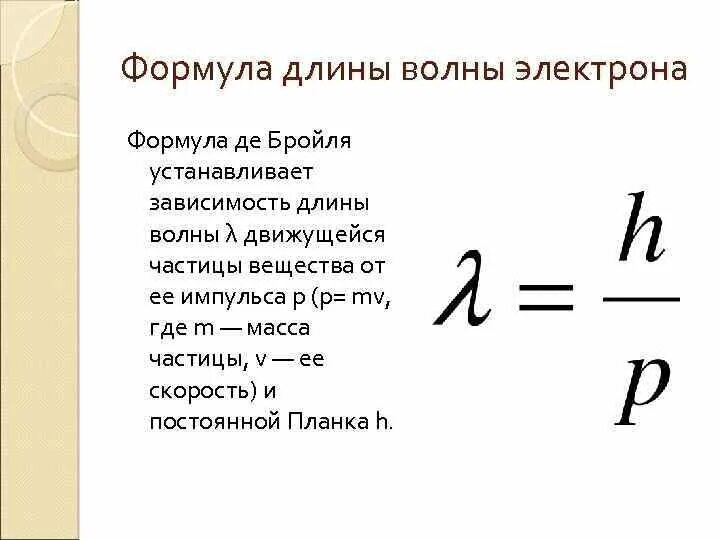 Формула длины через скорость