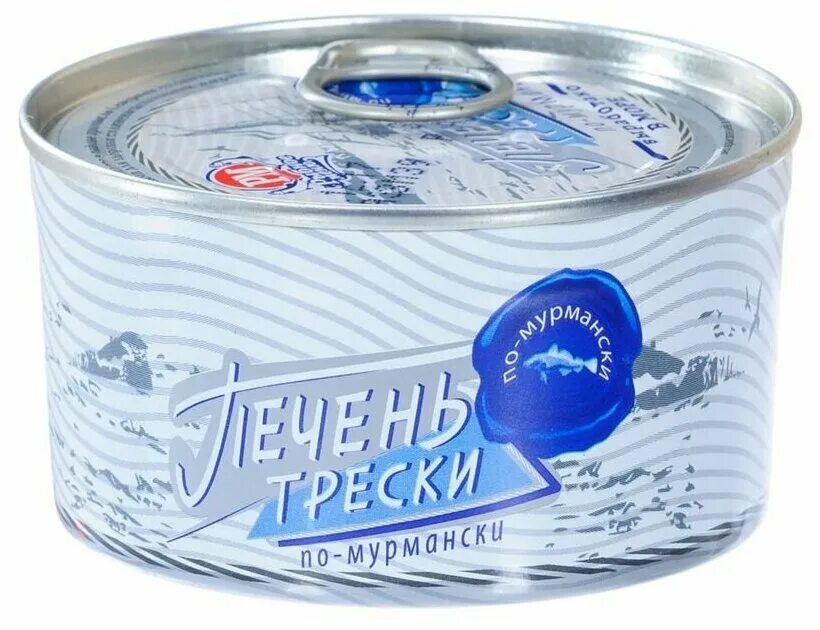 рм печень трески по-мурмански 190г. печень трески консервы.