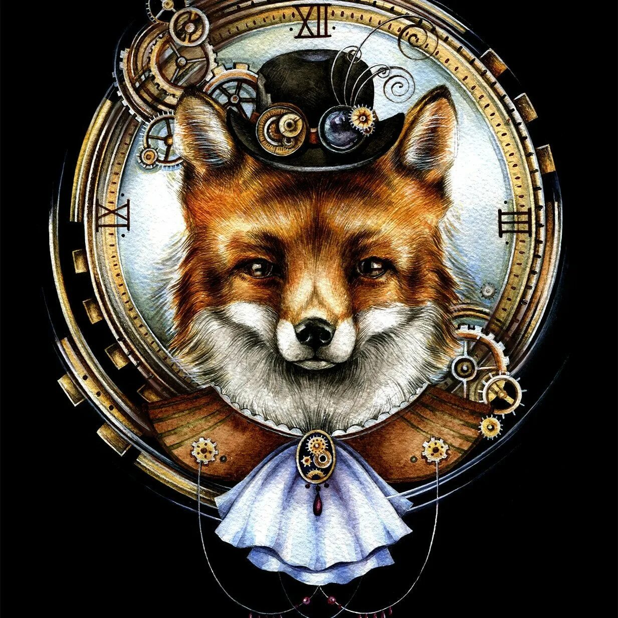 Шаманка тотем лиса. Лиса стимпанк. Стимпанк лиса арт. Лиса стимпанк тату эскиз. Лис стимпанк.