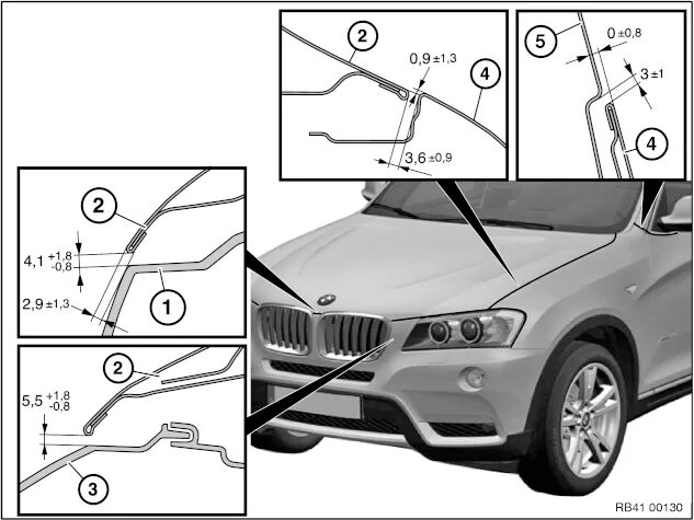 Схема бмв х3. Кузовные зазоры Ауди q7. Заправка кондиционера BMW x3 f25. BMW x3 f25 регулировка капота. Зазоры кузовных элементов.