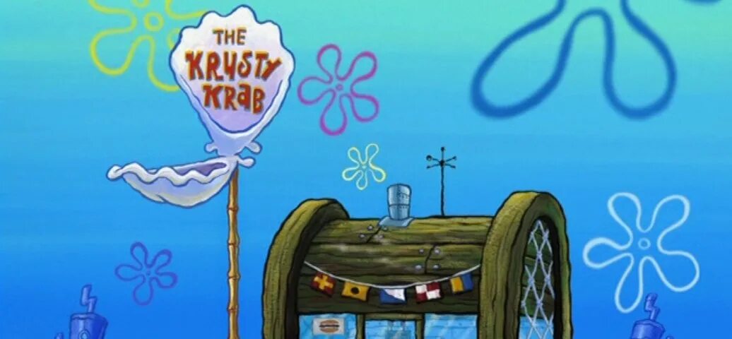 Красти краб ночь. Губка Боб КРАСТИ краб. Бикини Боттом Krusty Krab. КРАСТИ краб из губки Боба.