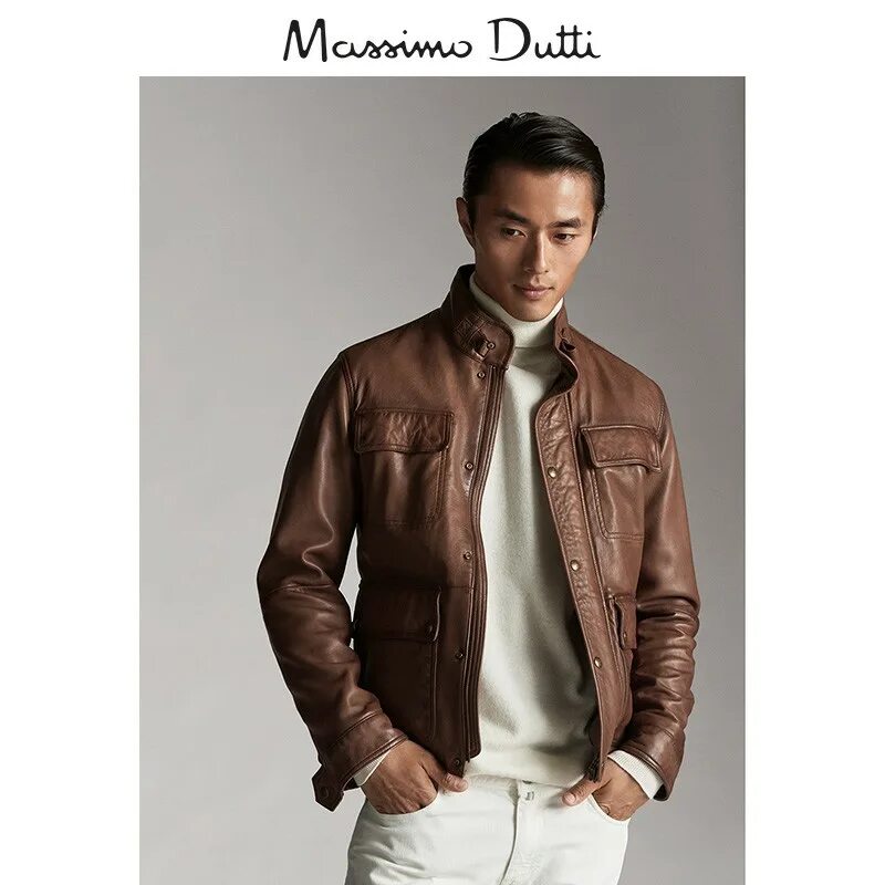 Кожаные куртки мужские casual. Massimo Dutti Nappa Leather Jacket men. Massimo Dutti Jacket. Кожаная куртка Массимо дутти мужская. Массимо дутти куртка мужская мужская.