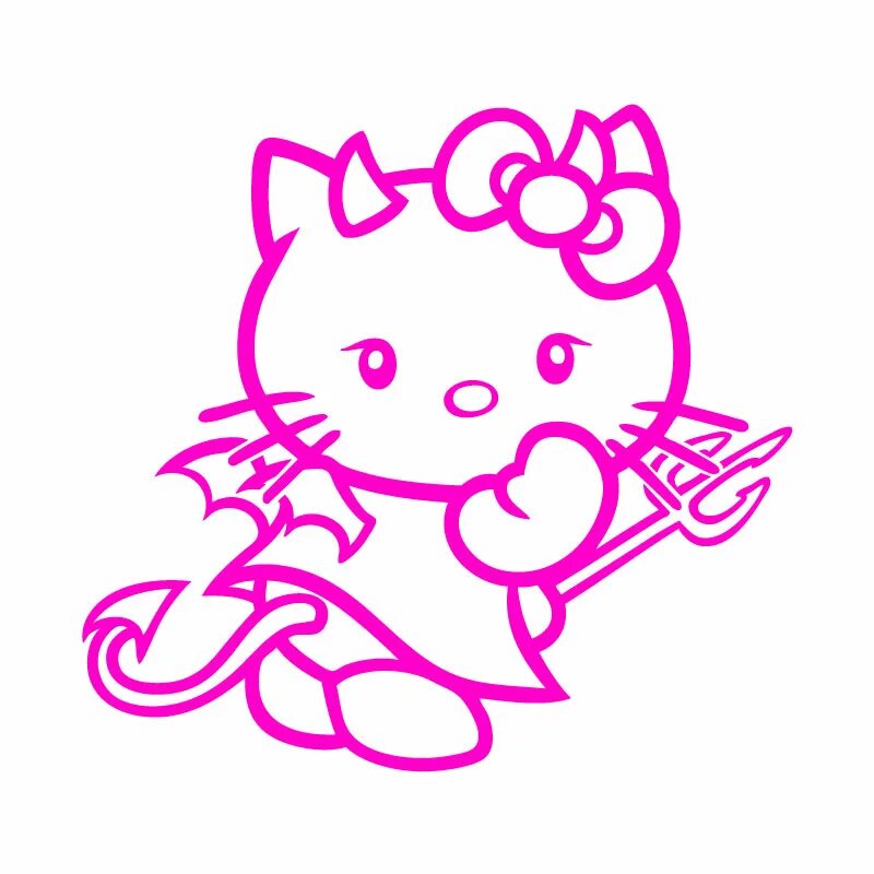 Вырезать hello kitty