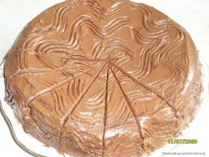 Торт с вареной сгущенкой и маслом
