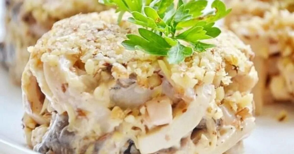 Салат с филе грибами сыром. Салат с филе грибами сыром