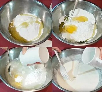 Рисовая мука яйцо молоко